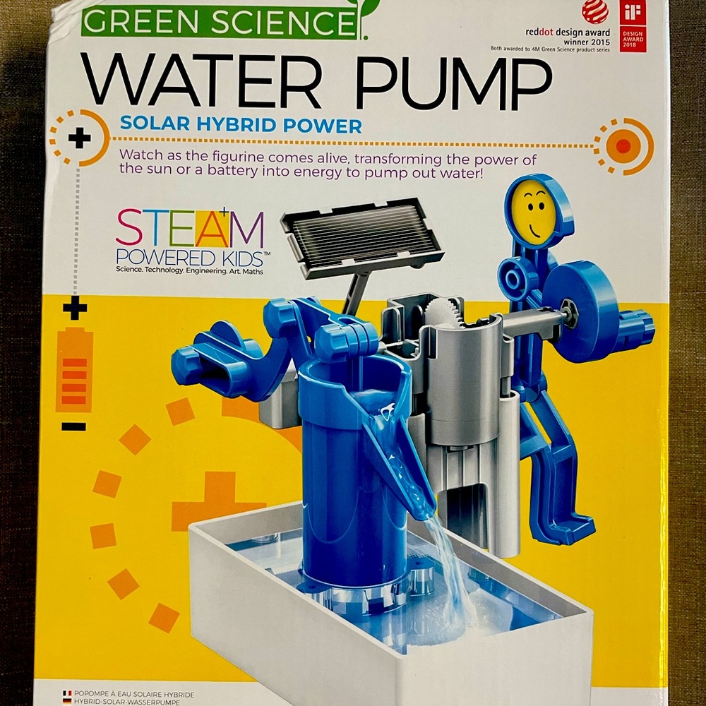 Green Science Water Pump Solar Hybrid Power. Brand new in original packaging!!!